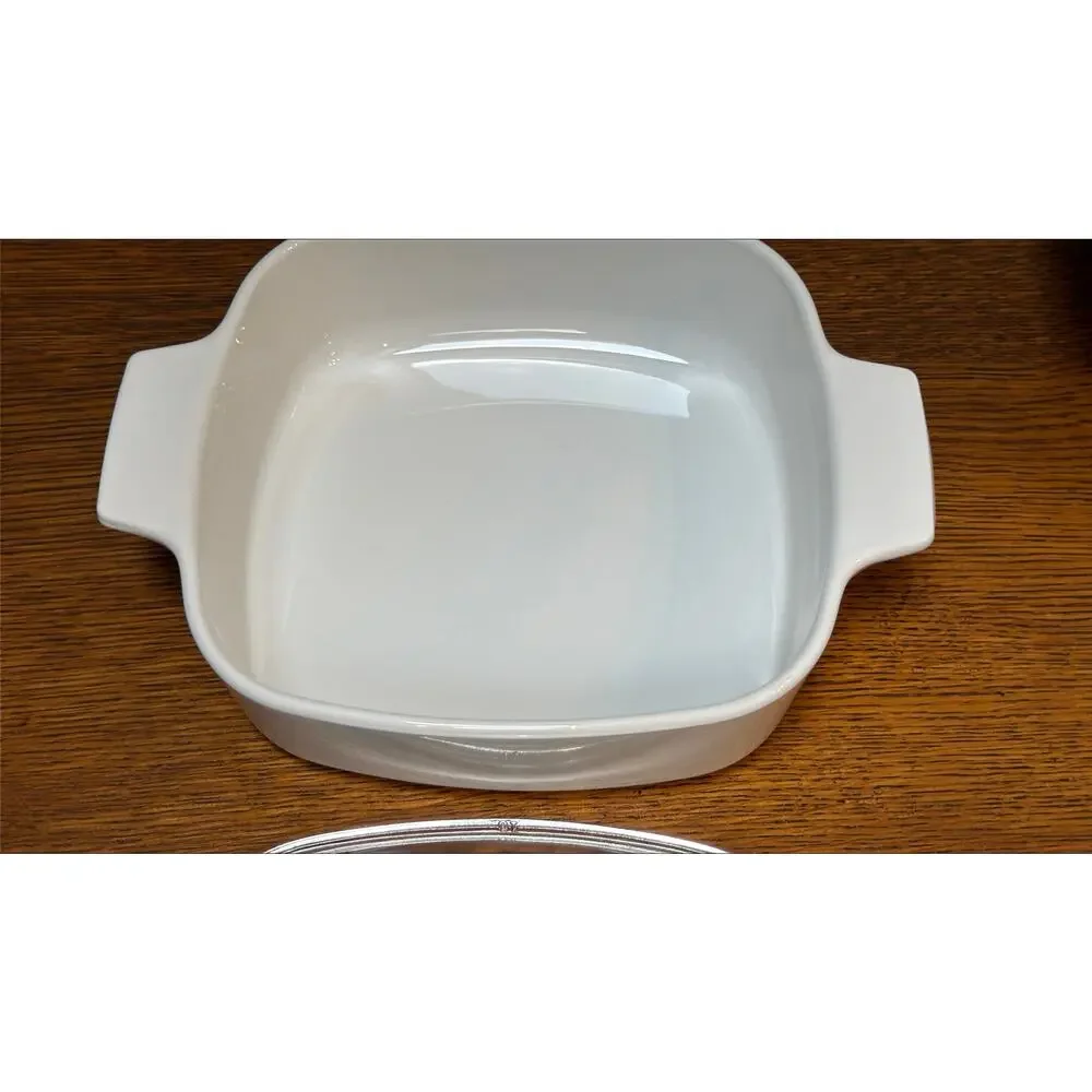 CorningWare Just White/All White Casserole Set 1QT A-1-B 2QT A-2-B, P-43-B 700ml